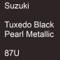 Preview: Suzuki, Tuxedo Black Pearl Metallic, 87U.